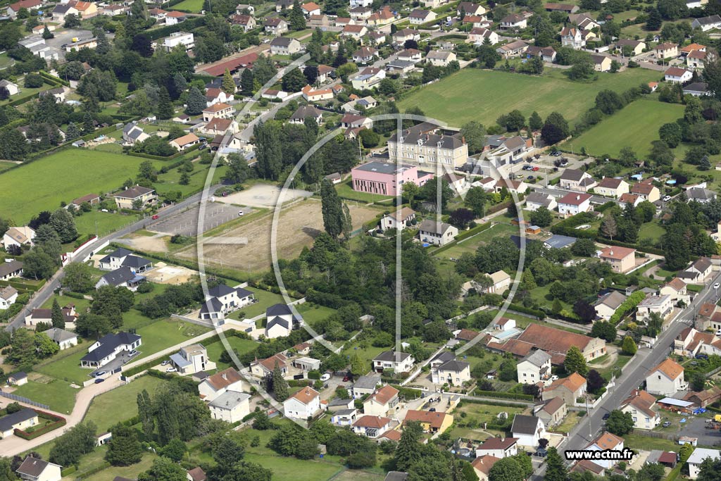 Photo arienne de Saint-Vallier (Les Bois Francs)