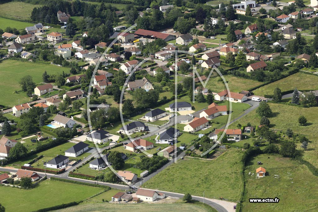 Photo arienne de Saint-Vallier (Les Bois Francs)