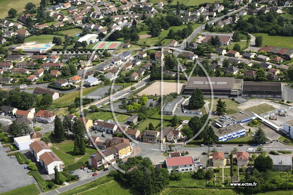 Photo arienne de Sanvignes-les-Mines