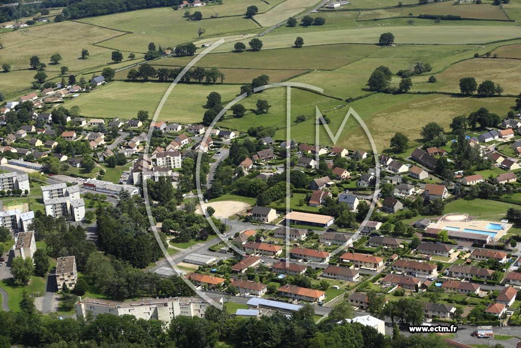 Photo arienne de Sanvignes-les-Mines