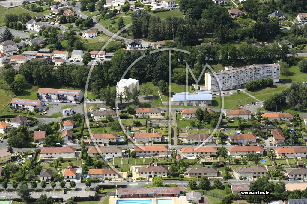 Photo arienne de Sanvignes-les-Mines