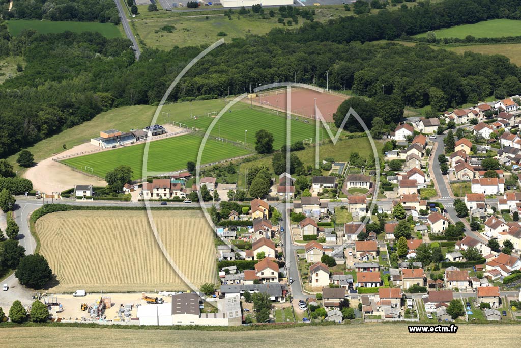 Photo arienne de Sanvignes-les-Mines (Cit des Gautherets)