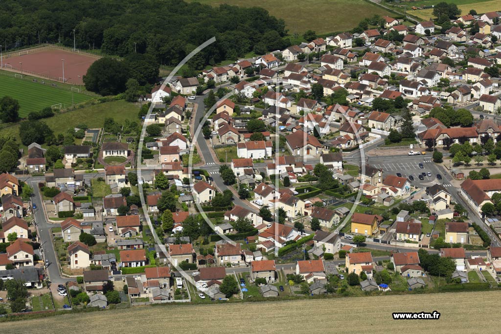 Photo arienne de Sanvignes-les-Mines (Cit des Gautherets)
