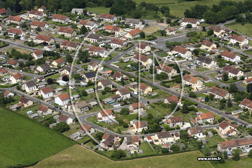 Photo arienne de Sanvignes-les-Mines (Les Essarts)