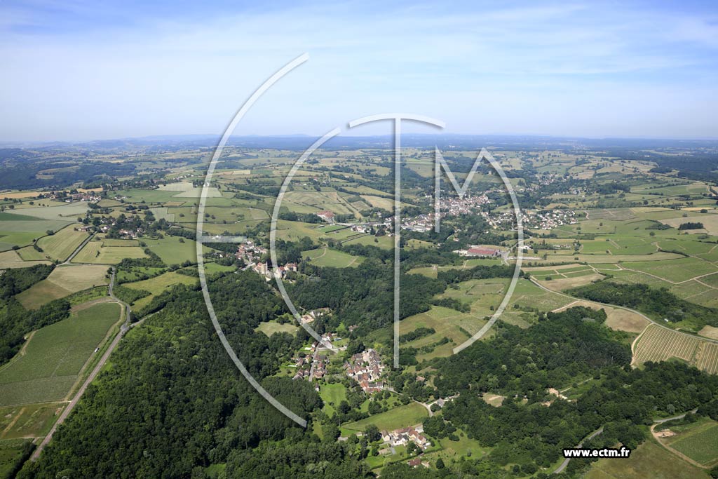 Photo arienne de Couches (La Creuse)