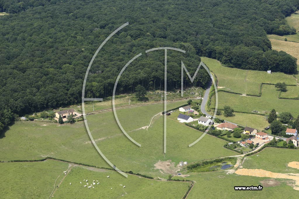 Photo arienne de cuisses (Grand Monetois)