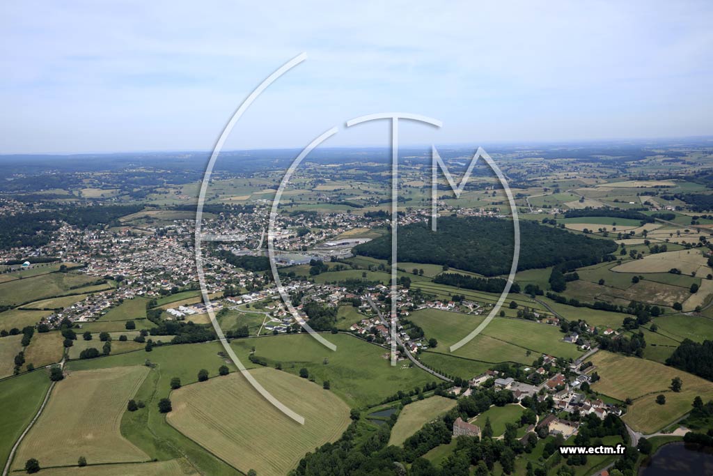 Photo arienne de Le Breuil