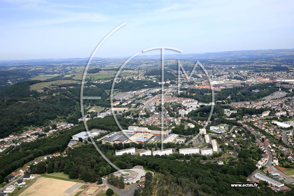 Photo arienne de Le Creusot
