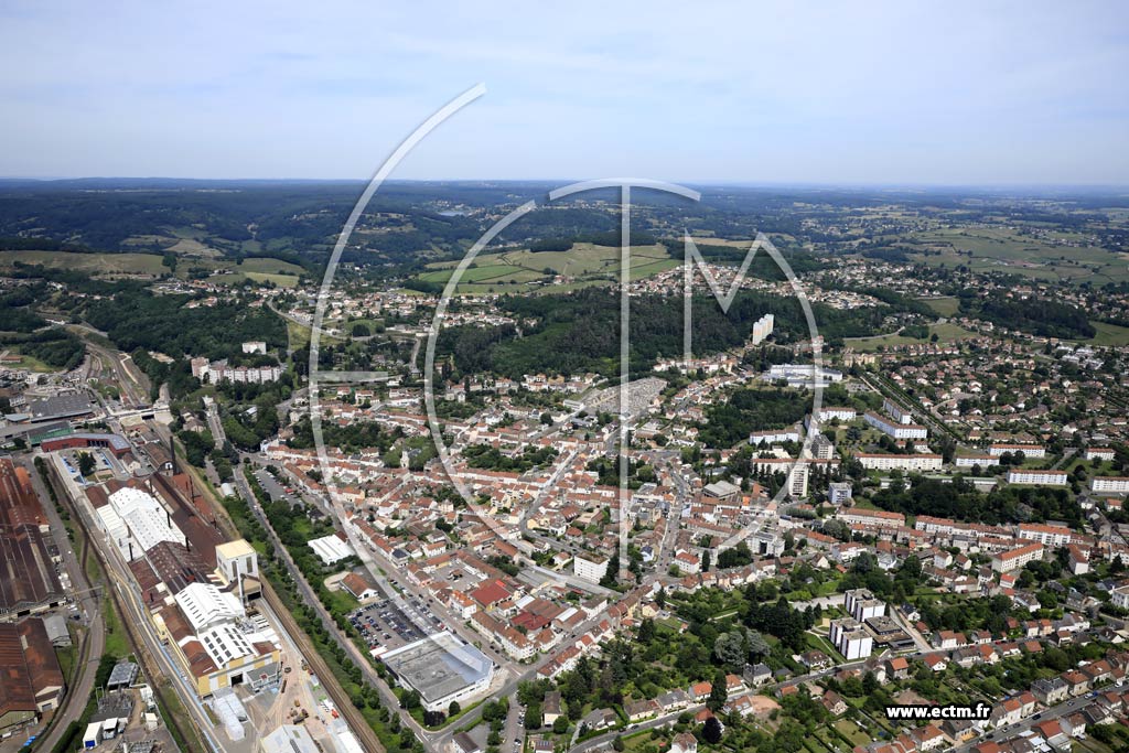 Photo arienne de Le Creusot (Saint-Charles)