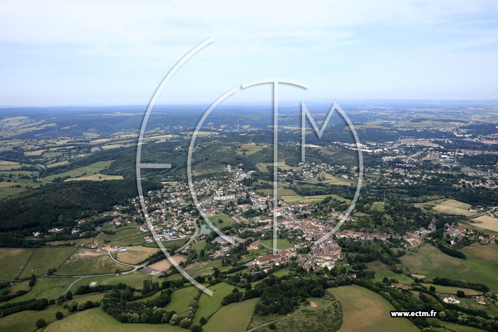 Photo arienne de Montcenis
