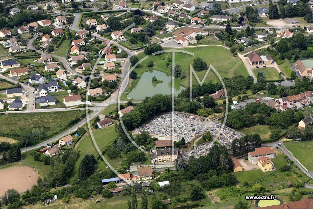 Photo arienne de Montcenis