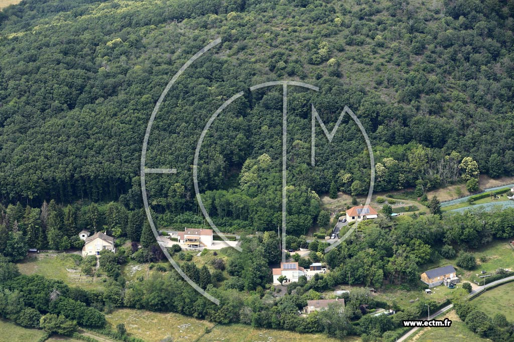 Photo arienne de Montcenis (La Chtelaine)