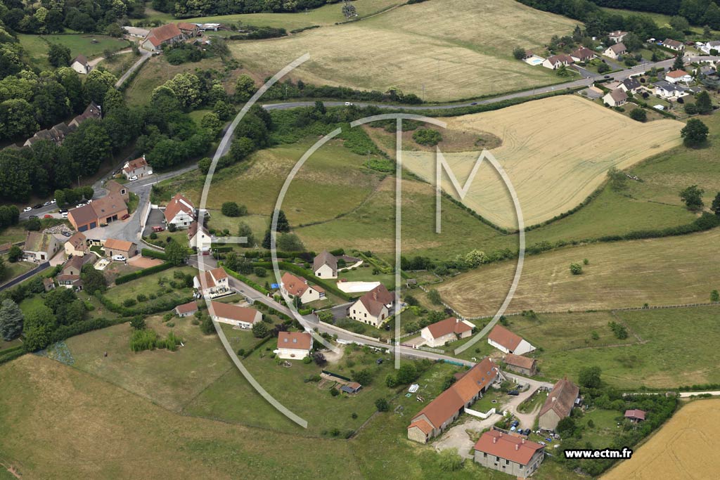 Photo arienne de Montcenis (La Creuse)