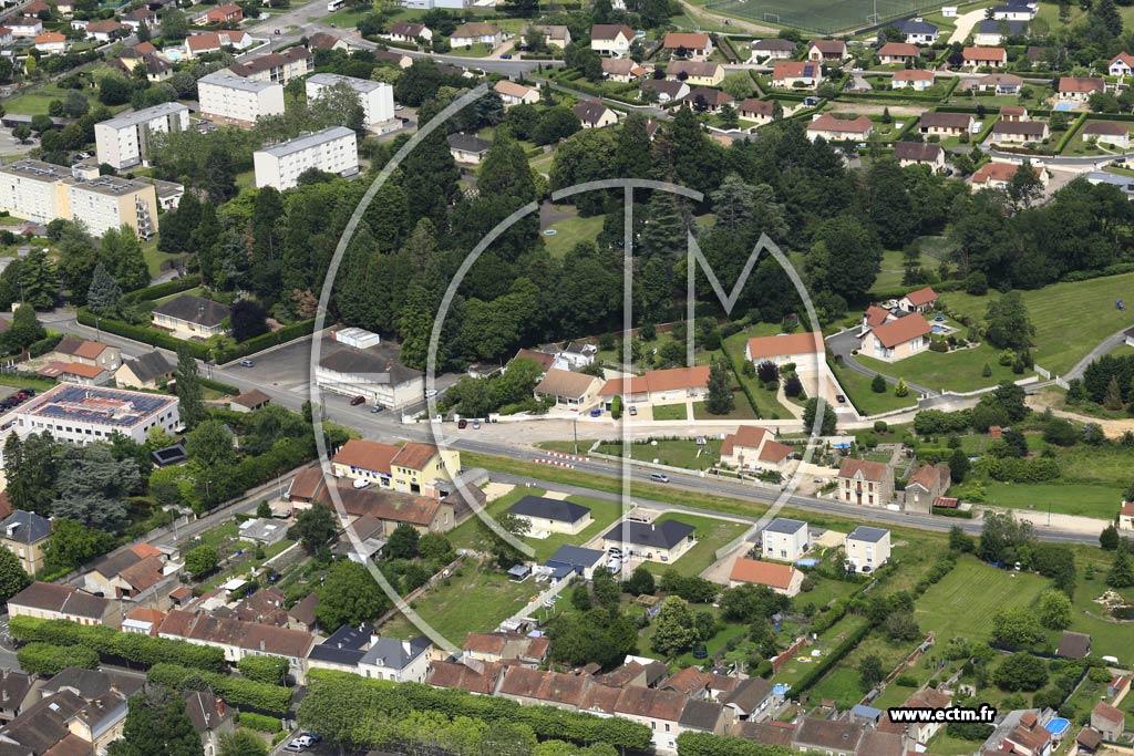 Photo arienne de Montchanin