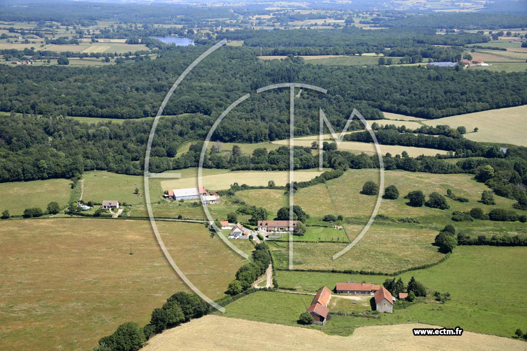 Photo arienne de Saint-miland (Valsantin)