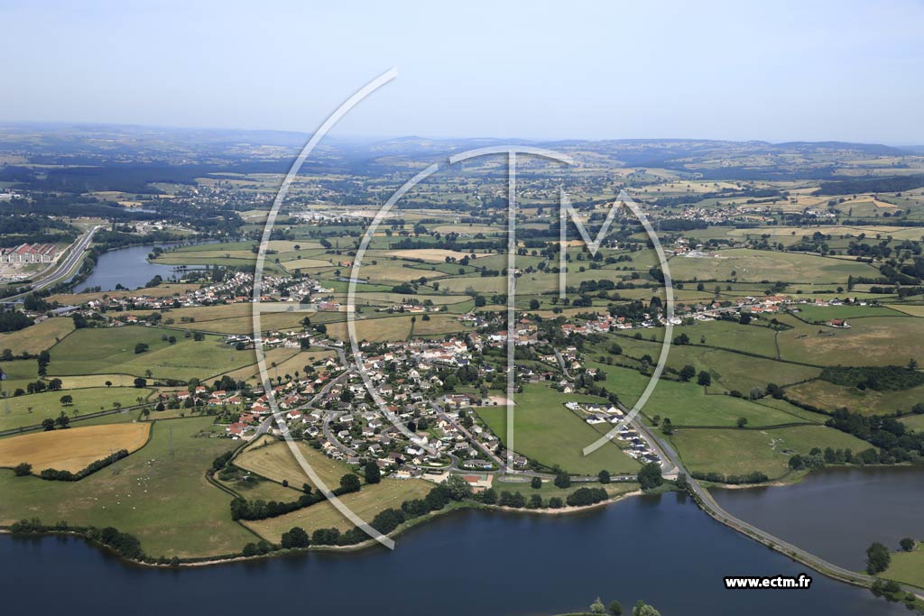 Photo arienne de Saint-Eusbe
