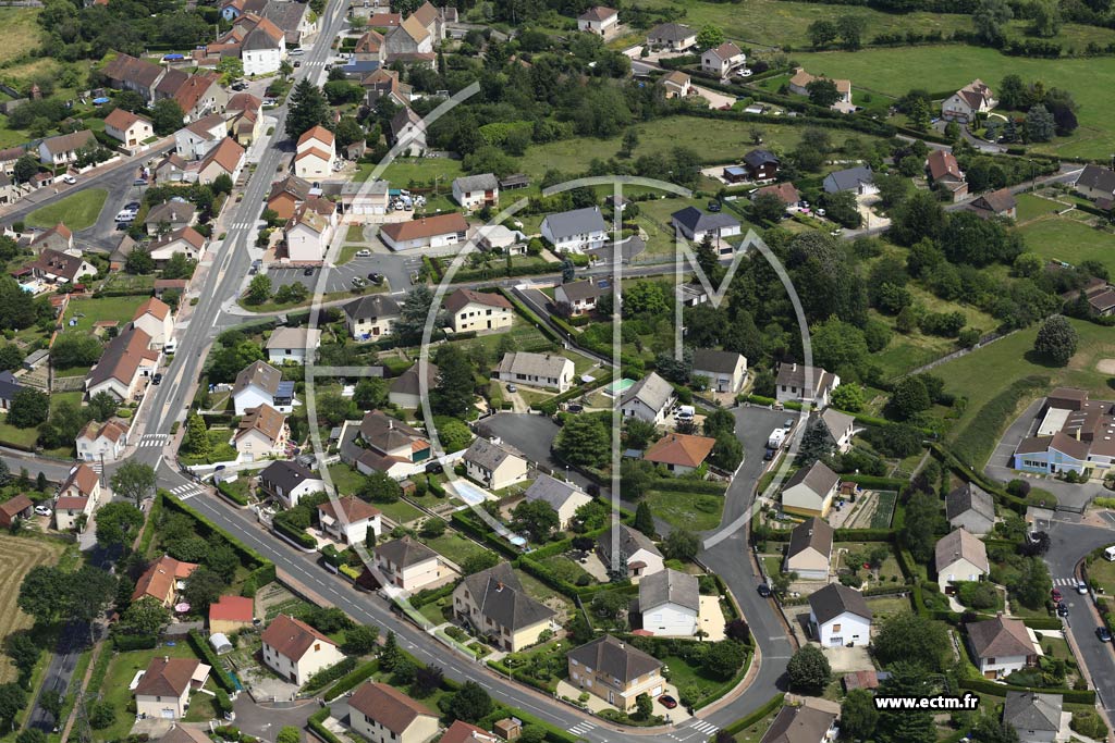 Photo arienne de Saint-Eusbe