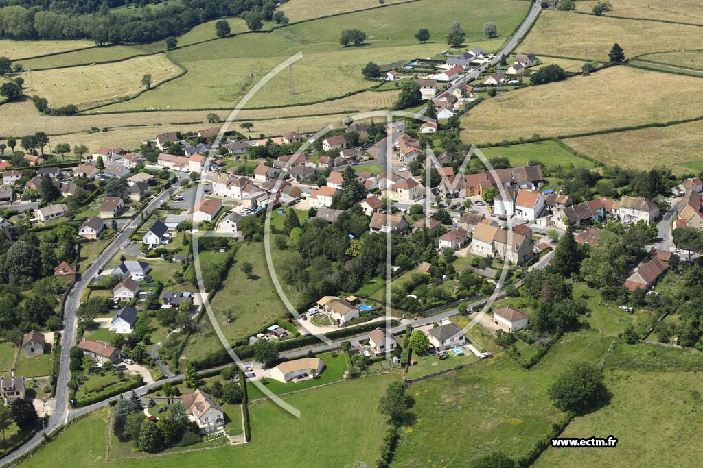 Photo arienne de Saint-Eusbe