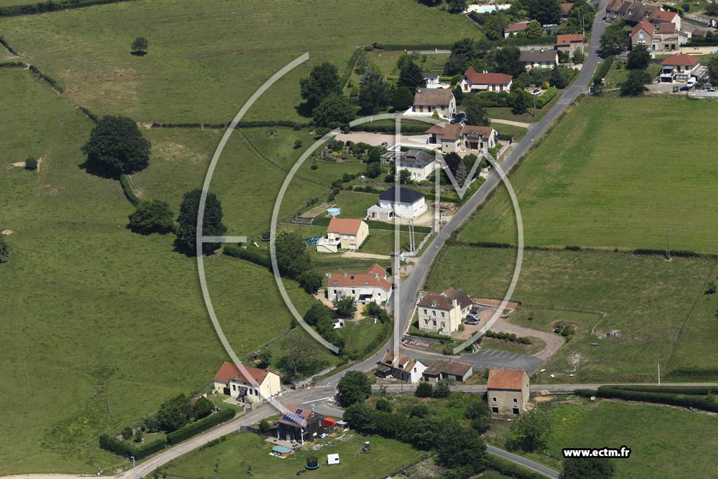 Photo arienne de Saint-Firmin