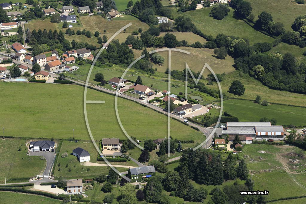 Photo arienne de Saint-Firmin