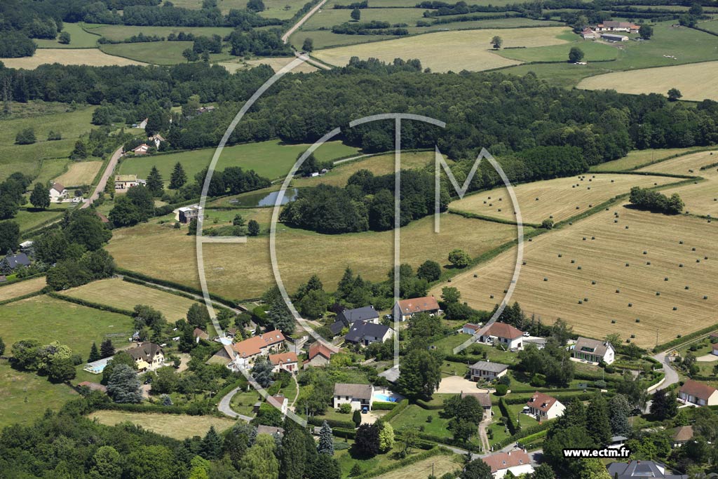 Photo arienne de Saint-Firmin (Les Caillots)