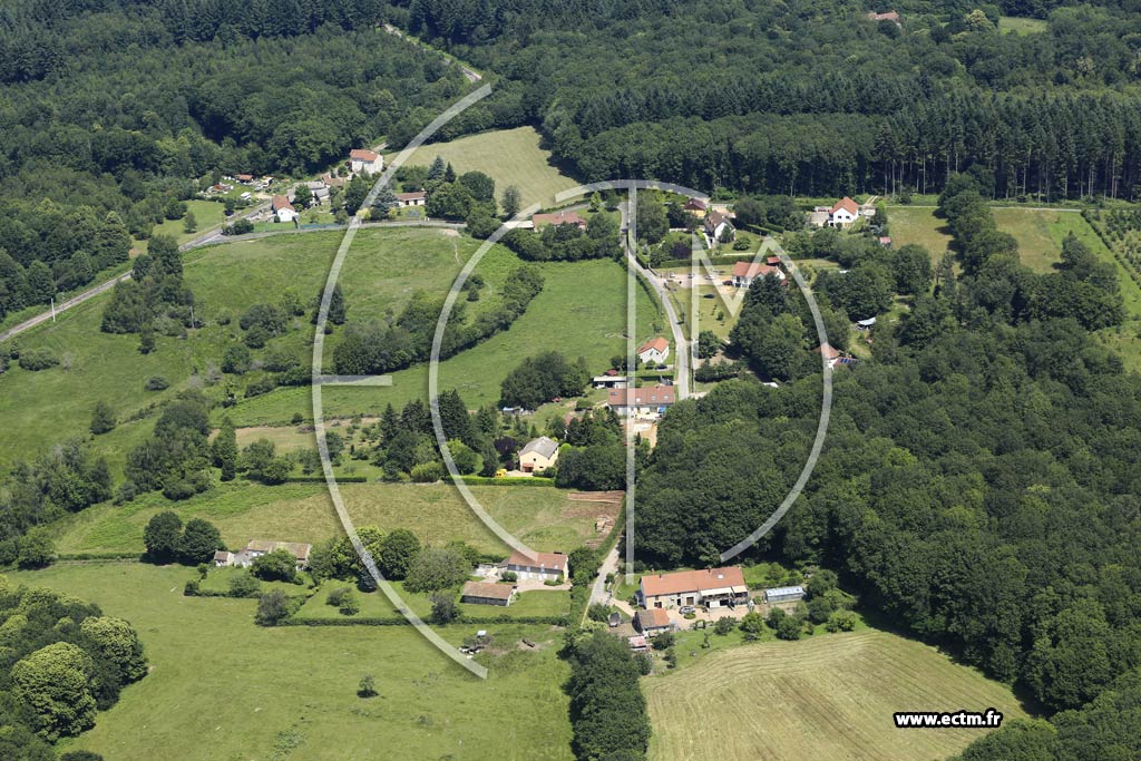 Photo arienne de Saint-Firmin (Les Grandes Pices)
