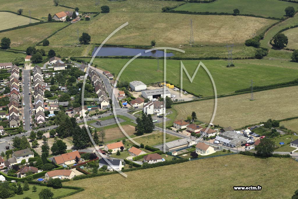 Photo arienne de Saint-Laurent-d'Andenay (Cit des Quarts)
