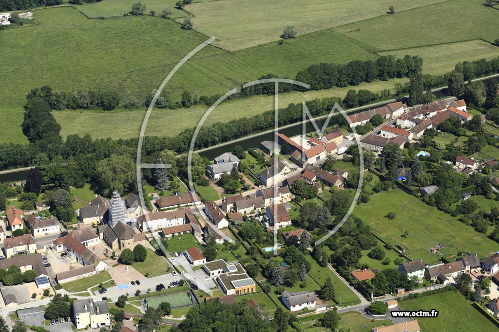 Photo arienne de Saint-Lger-sur-Dheune