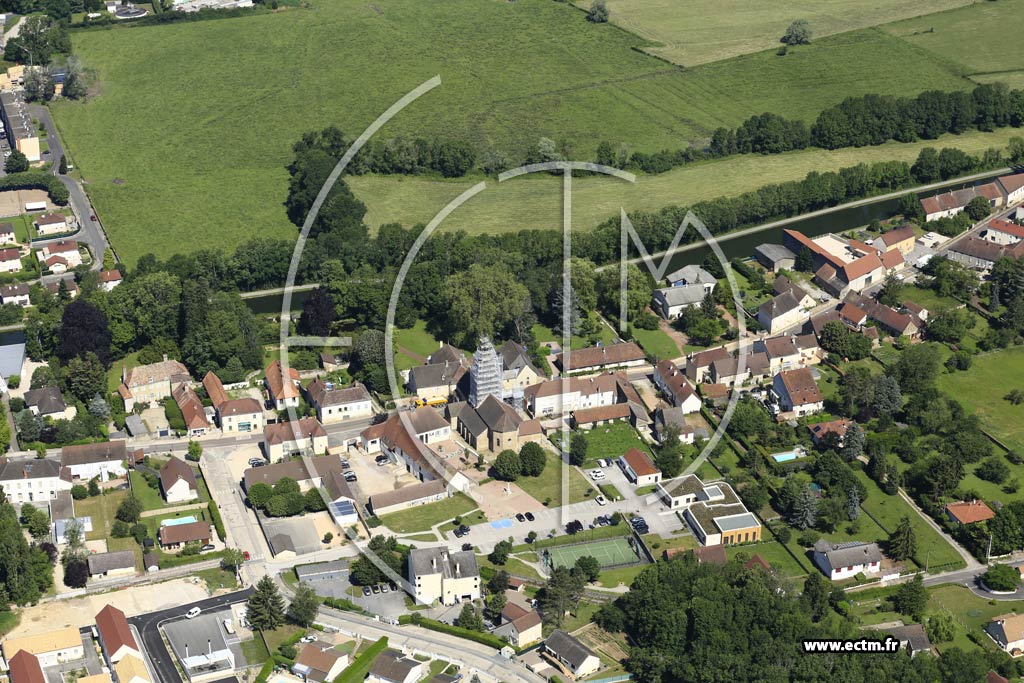 Photo arienne de Saint-Lger-sur-Dheune