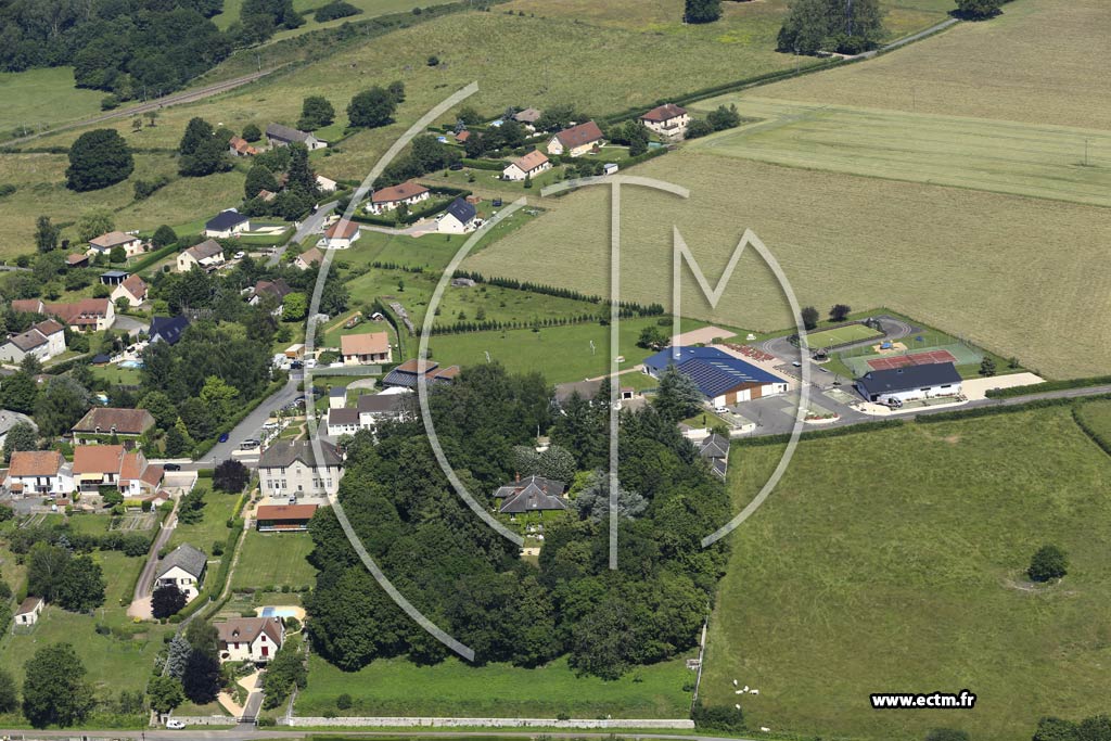Photo arienne de Saint-Pierre-de-Varennes