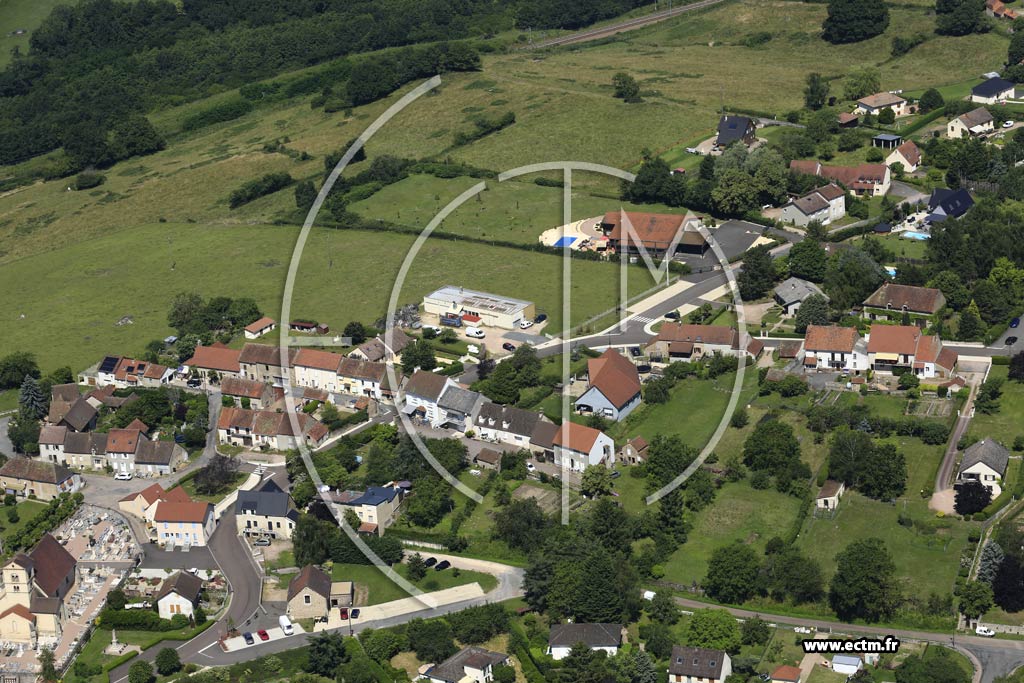 Photo arienne de Saint-Pierre-de-Varennes