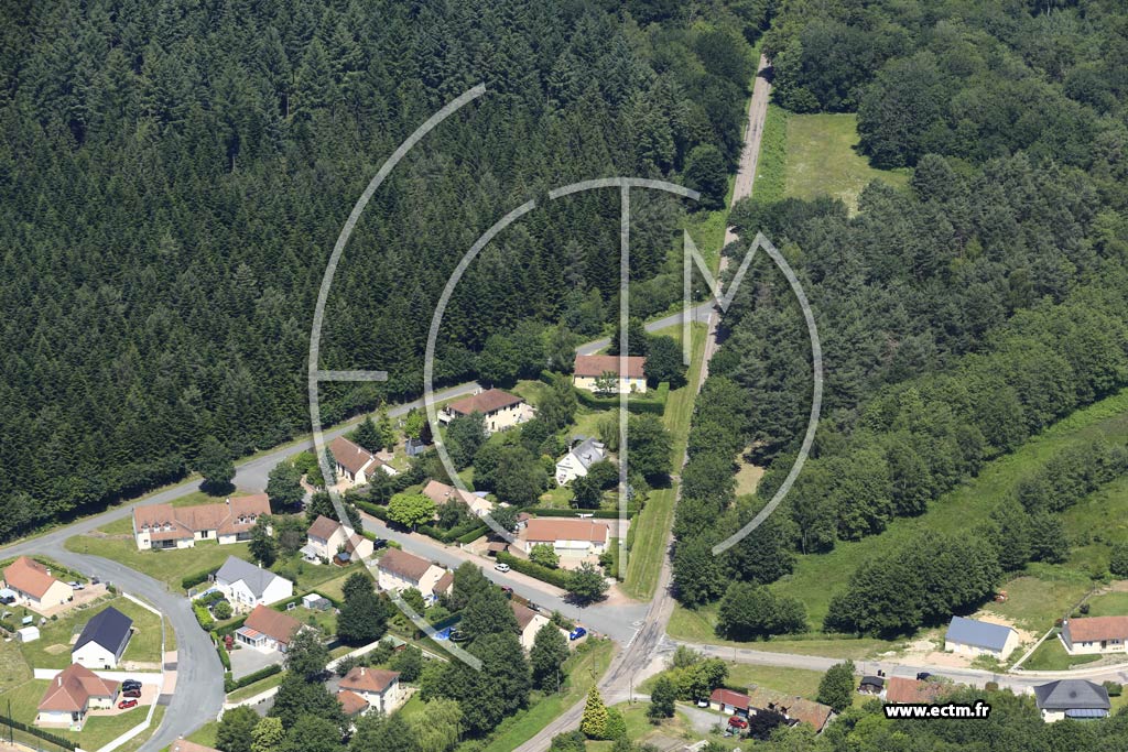 Photo arienne de Saint-Sernin-du-Bois