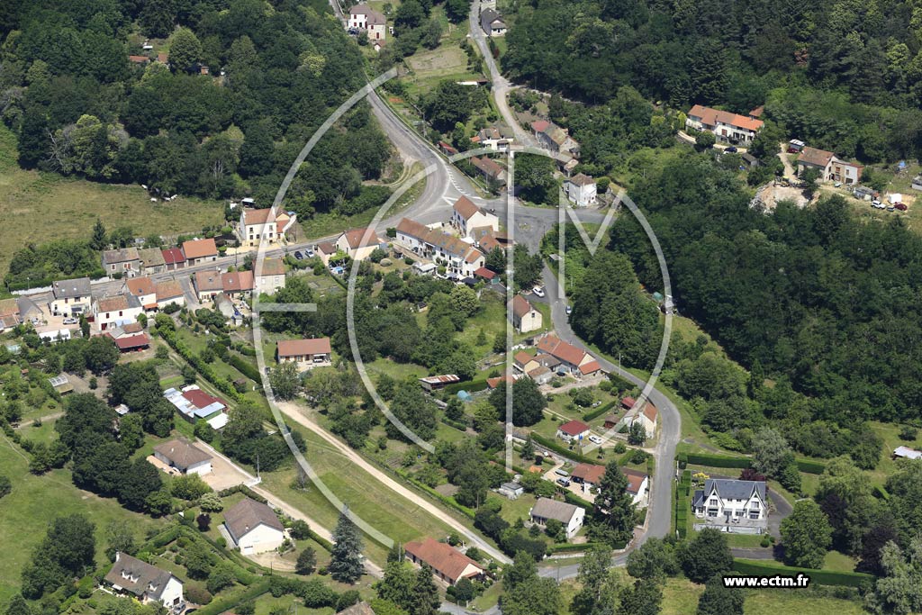 Photo arienne de Saint-Sernin-du-Bois (Gamay)