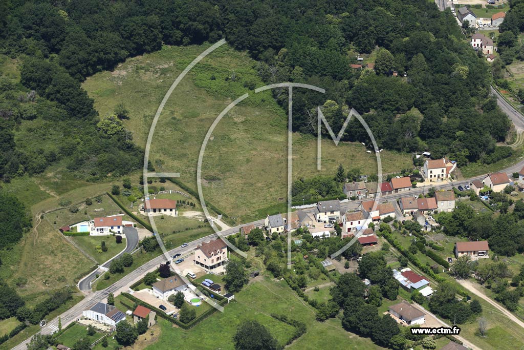 Photo arienne de Saint-Sernin-du-Bois (Gamay)