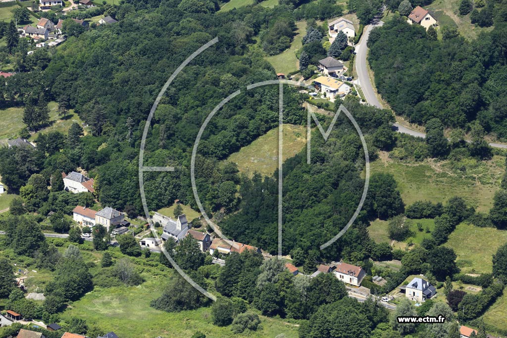 Photo arienne de Saint-Sernin-du-Bois (La Navire)