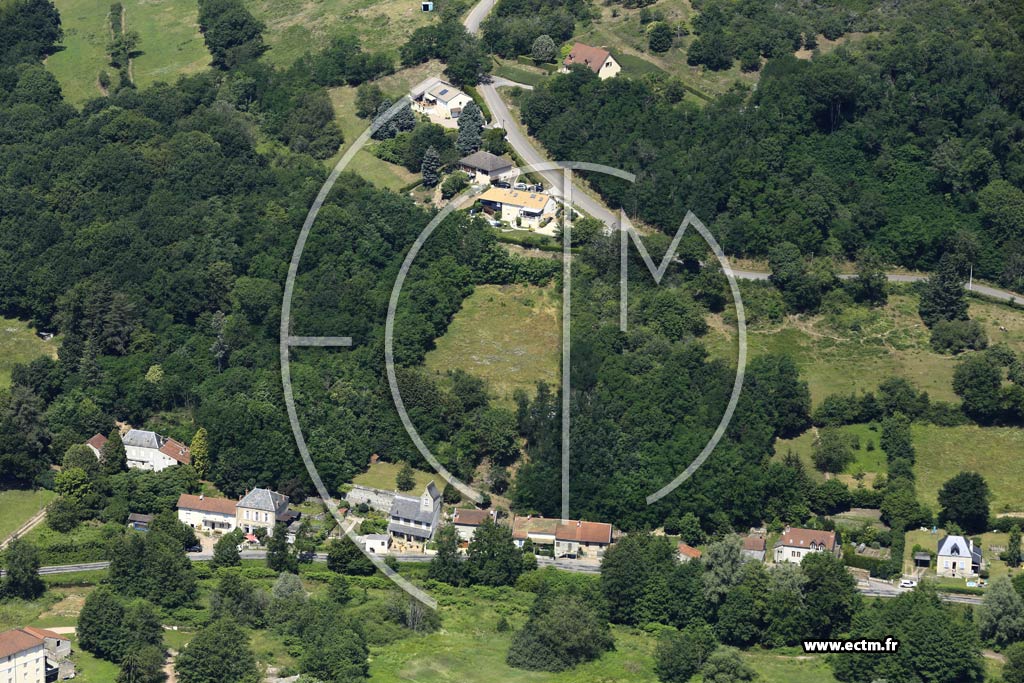 Photo arienne de Saint-Sernin-du-Bois (La Navire)