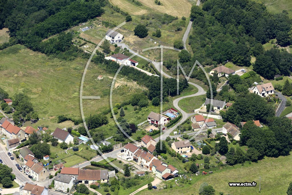 Photo arienne de Saint-Sernin-du-Bois (Le Bas de Marais)
