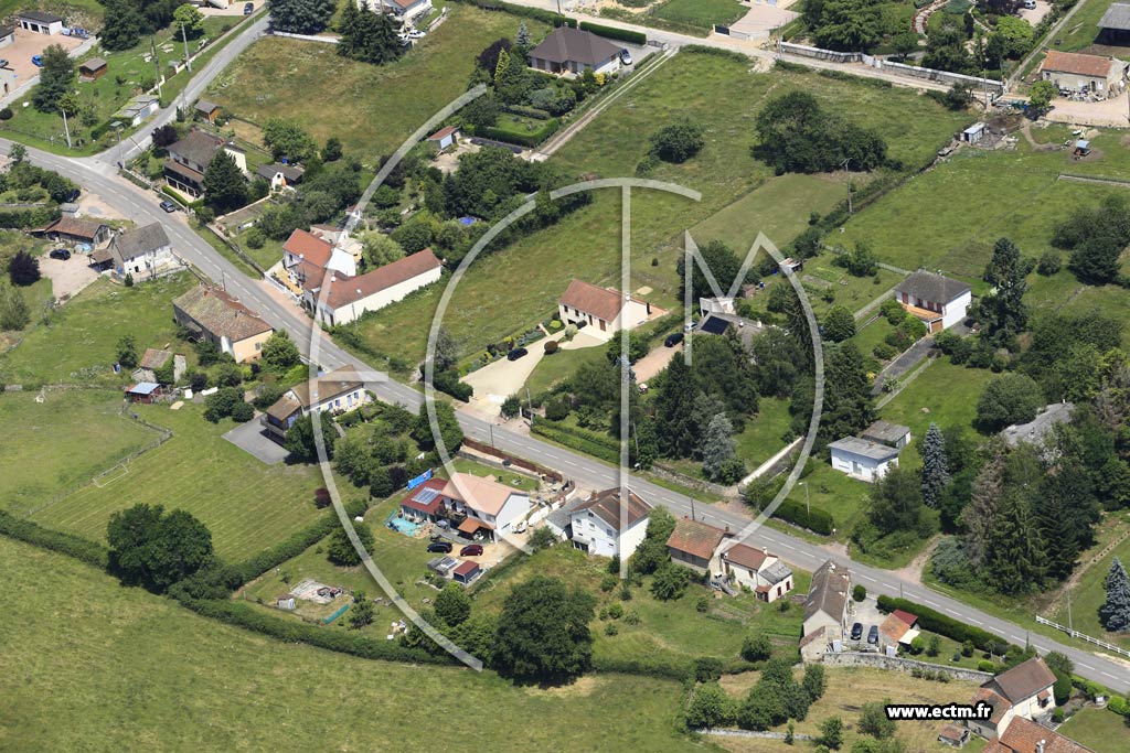 Photo arienne de Saint-Sernin-du-Bois (Les Bonnardots)