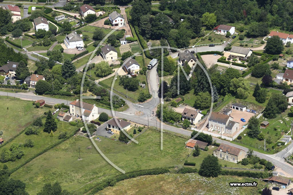 Photo arienne de Saint-Sernin-du-Bois (Les Bonnardots)