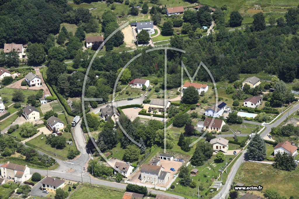Photo arienne de Saint-Sernin-du-Bois (Les Bonnardots)