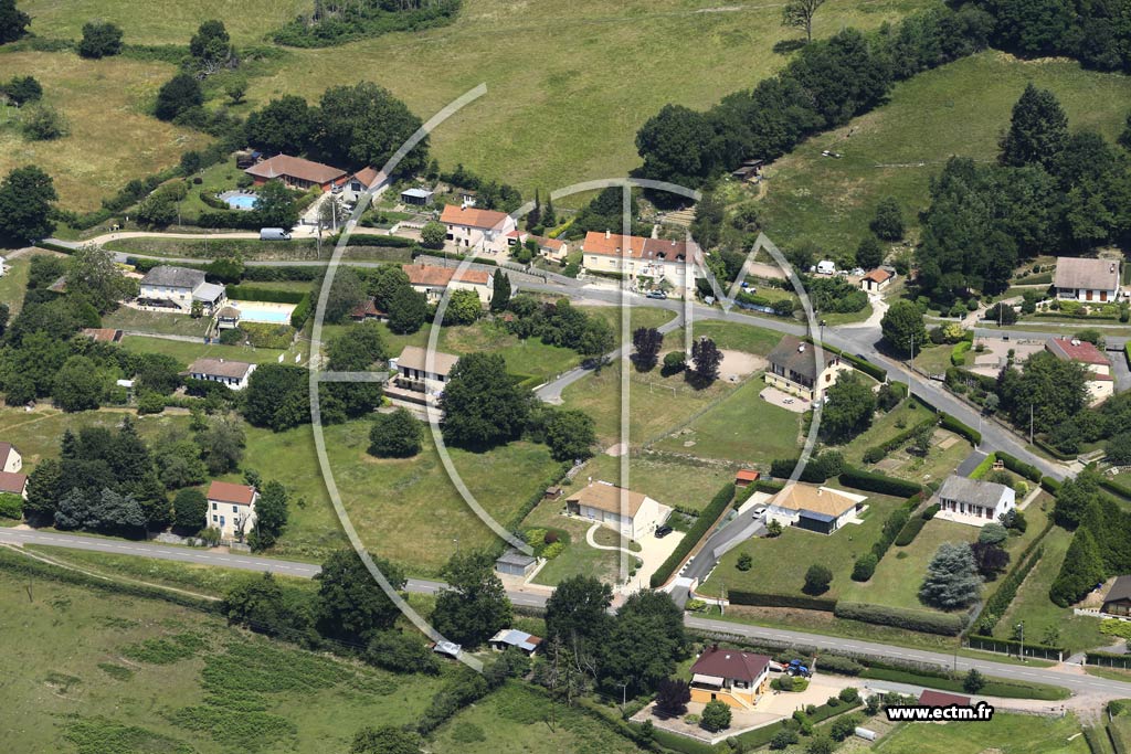 Photo arienne de Saint-Sernin-du-Bois (Les Bonnardots)
