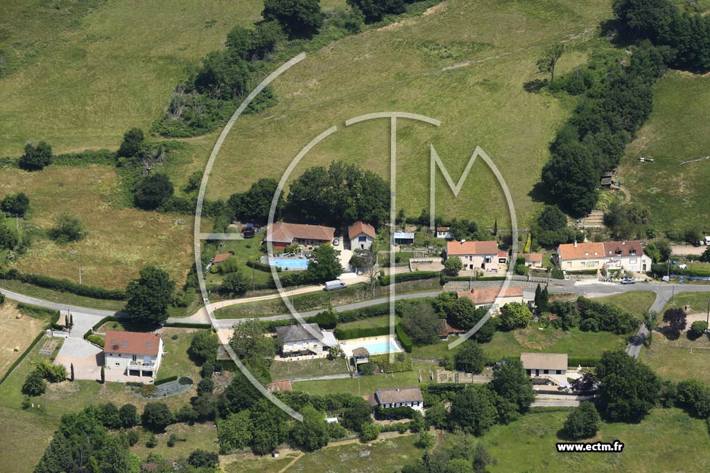 Photo arienne de Saint-Sernin-du-Bois (Les Bonnardots)