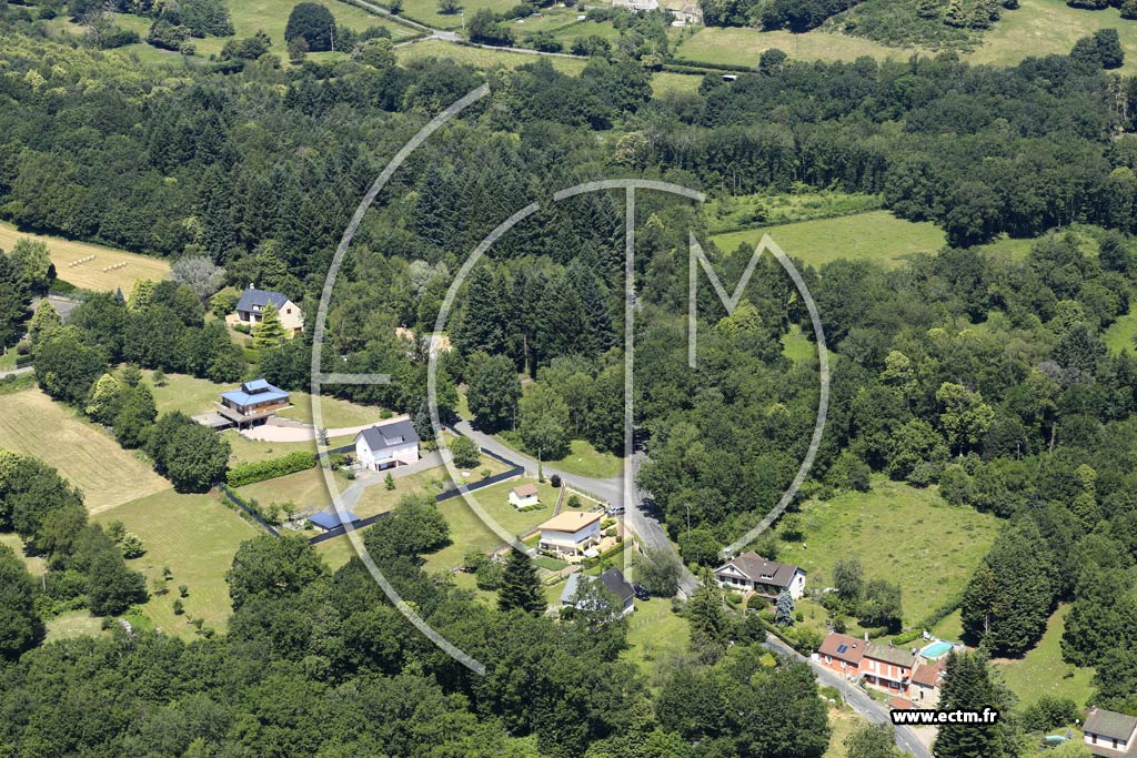 Photo arienne de Saint-Sernin-du-Bois (Les Bruyres de Bouvier)