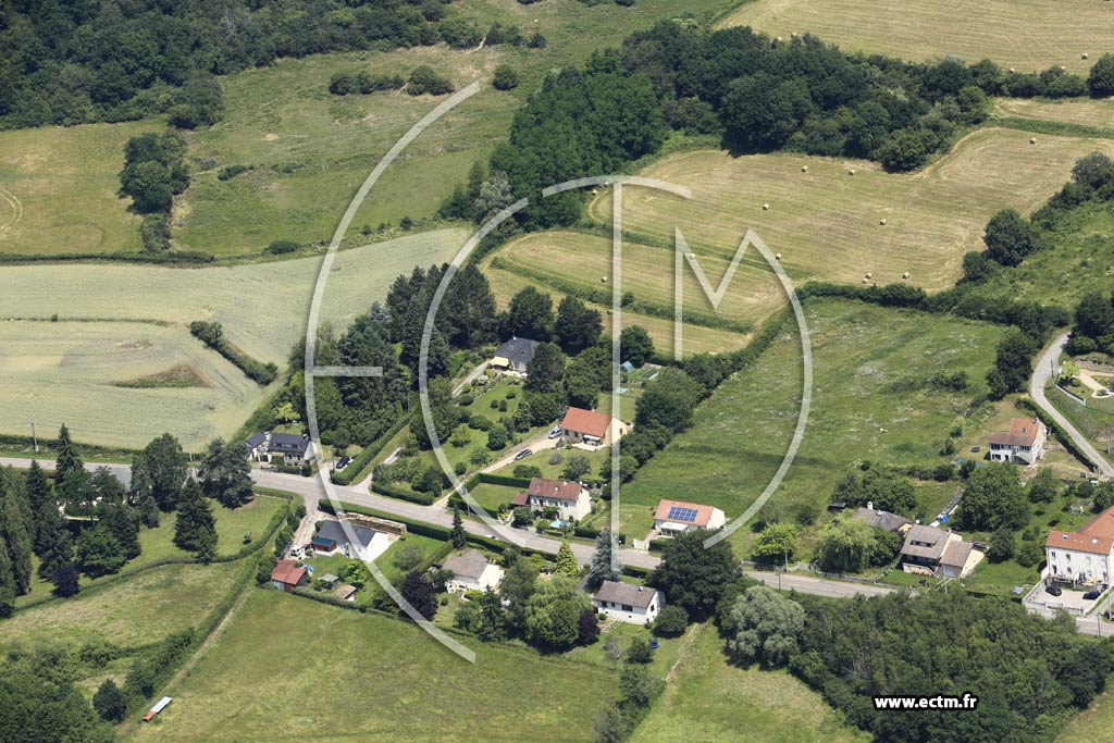 Photo arienne de Saint-Sernin-du-Bois (Les Louis)