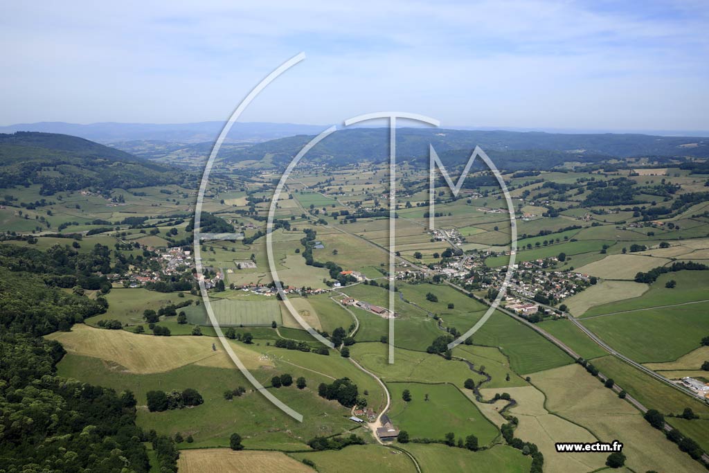 Photo arienne de Saint-Symphorien-de-Marmagne