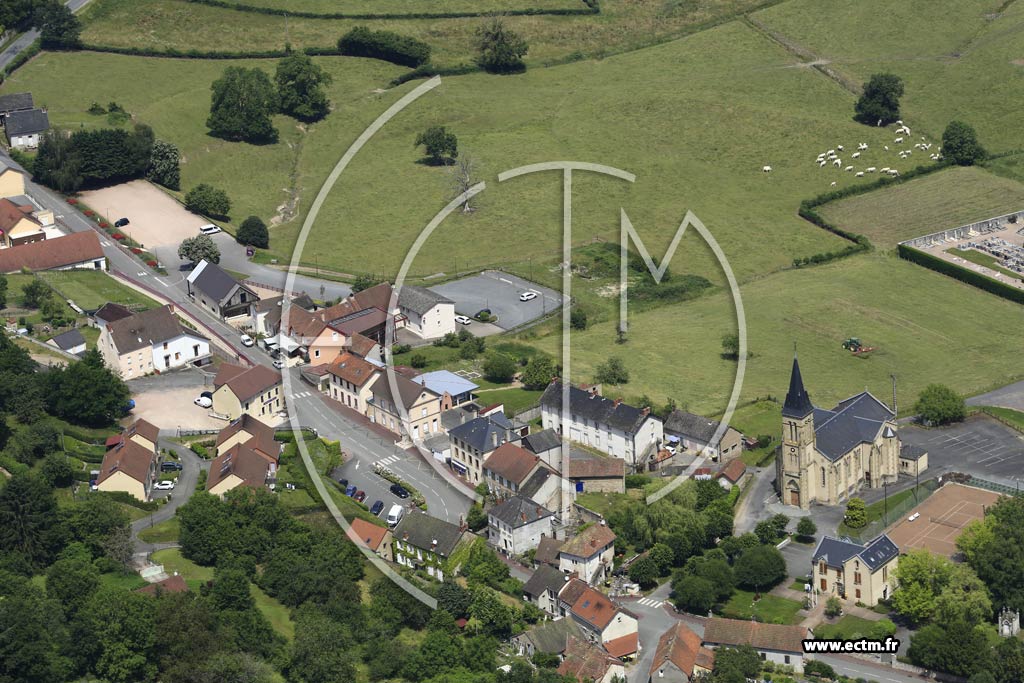 Photo arienne de Saint-Symphorien-de-Marmagne