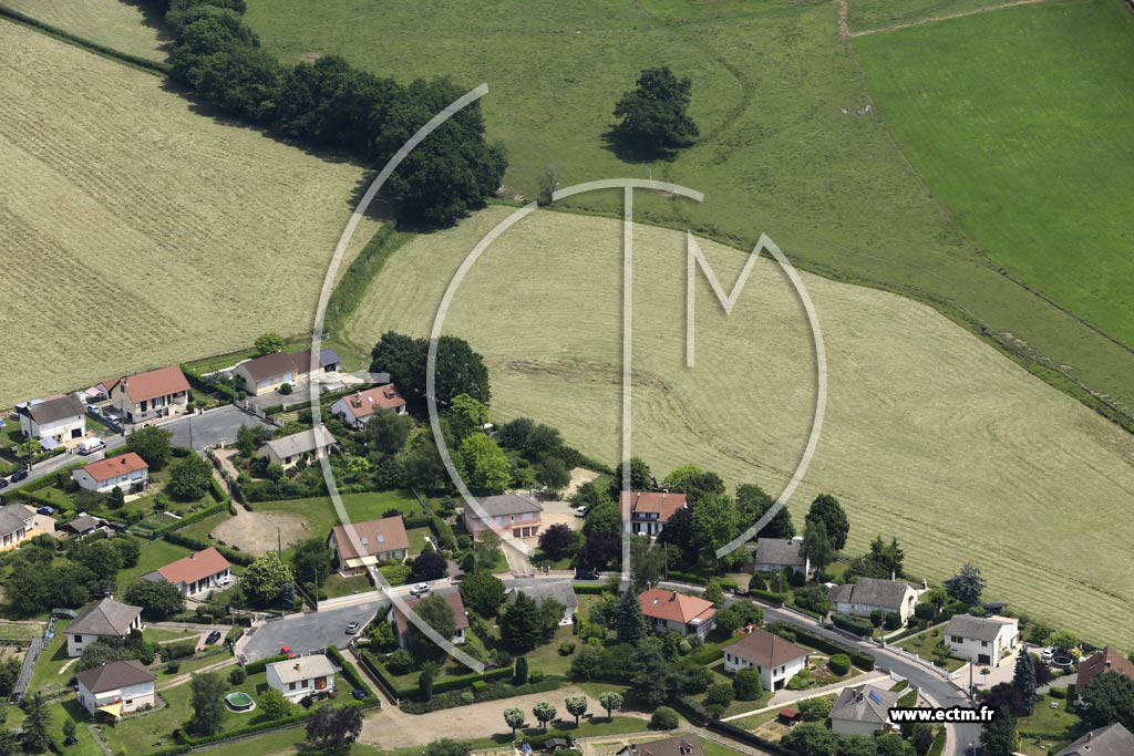 Photo arienne de Saint-Symphorien-de-Marmagne (Lotissement de la Valle du Mesvrin)