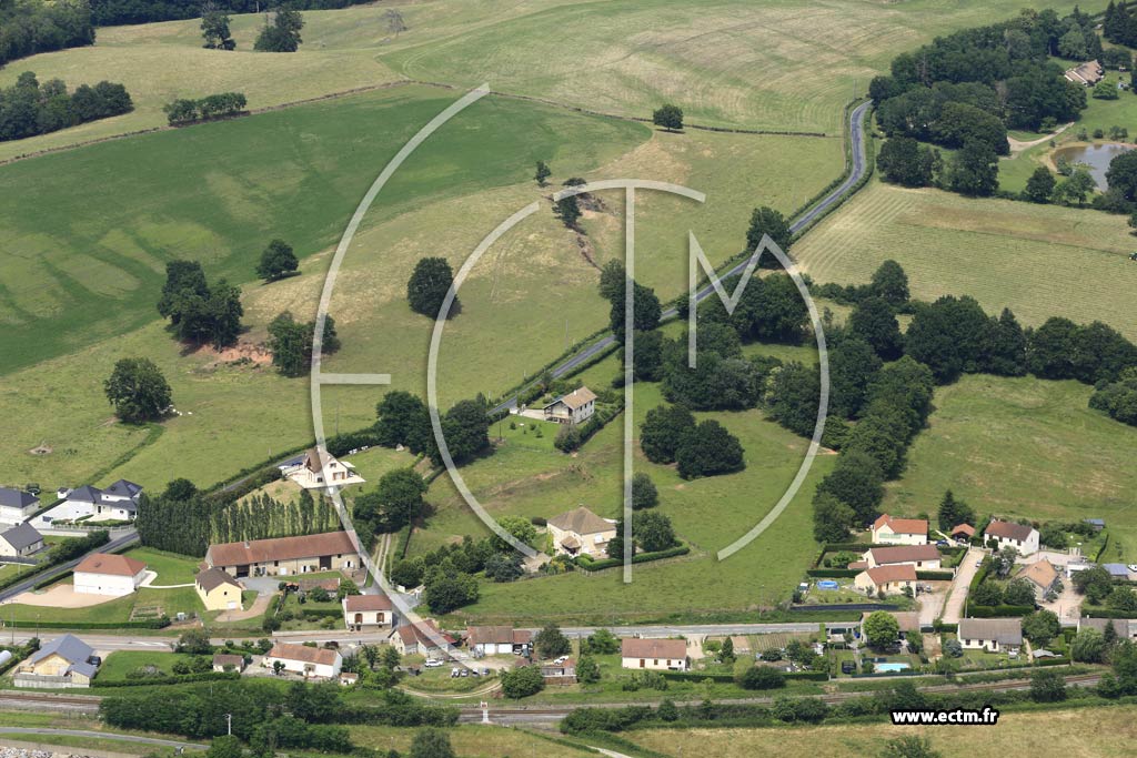 Photo arienne de Torcy (La Barre de Torcy)