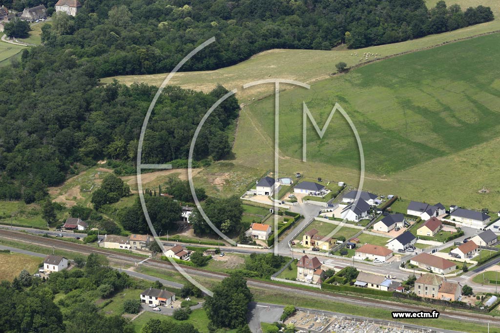 Photo arienne de Torcy (Les Perraudins)